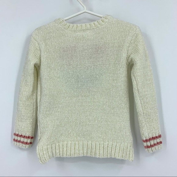Epic Threads Little Girl's Ivory and Metallic Rainbow Heart Sweater, 2T - Picture 8 of 16